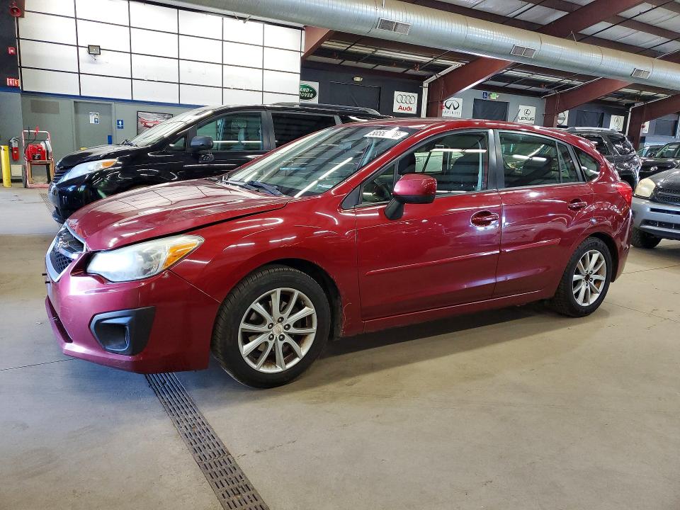 2014 Subaru Impreza VIN JF1GPAC67E8299422 COPART salvage auction — FRONT END, Ct - Cert Of Title-Salvage, sold $450 on 2026-07-09 (photo 1)