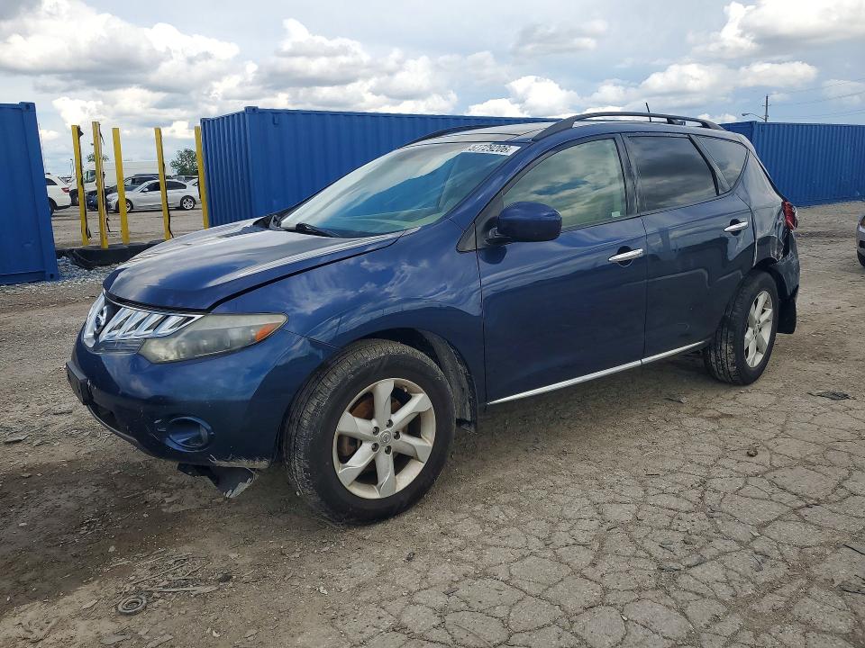 2010 Nissan Murano VIN JN8AZ1MW9AW104939 COPART salvage auction — REAR END, In - Cert Of Title-Salvage Title, sold $250 on 2026-07-17 (photo 1)
