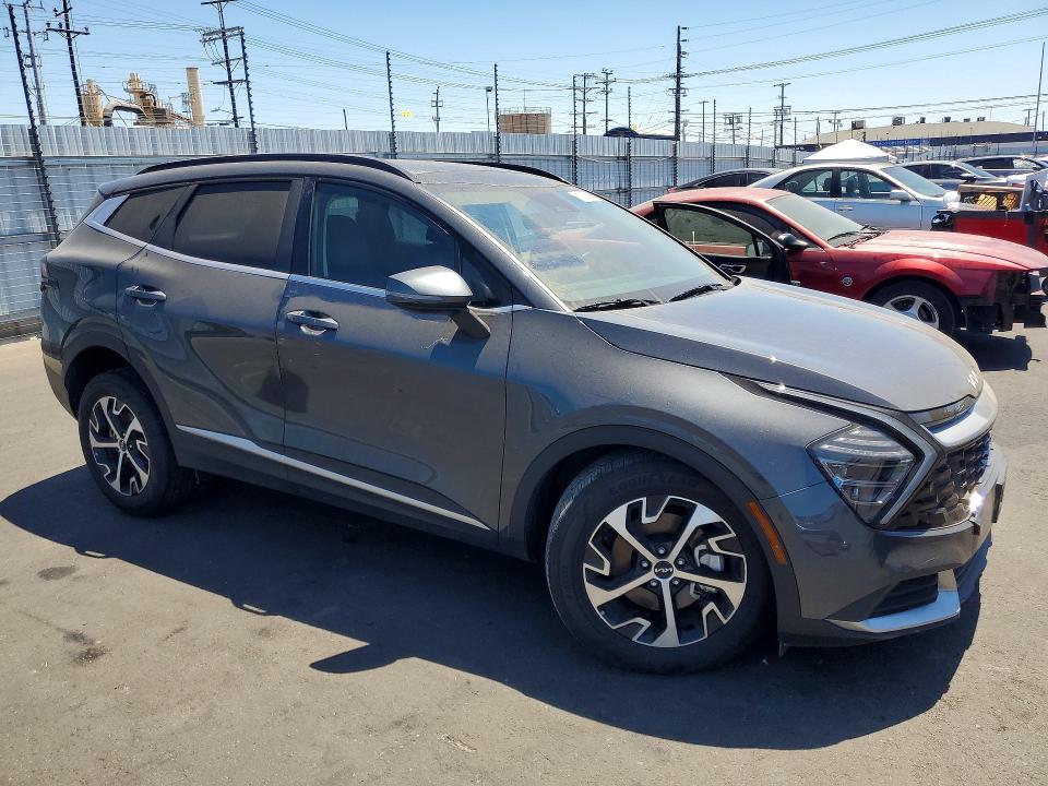 2024 Kia Sportage VIN KNDPVCDG1R7120001 COPART salvage auction — FRONT END, Ca - Salvage Certificate, sold $300 on 2026-07-27 (photo 4)