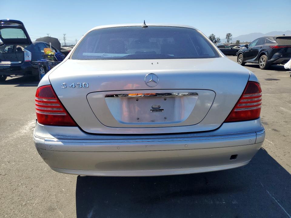2004 Mercedes-benz S class VIN WDBNG70J34A409871 COPART salvage auction — SIDE, Ca - Dis/Dlr/Exp Only Clean Title, sold $450 on 2026-07-06 (photo 6)