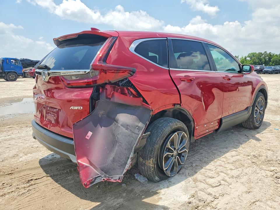 2022 Honda Cr-v VIN 7FARW2H86NE023162 COPART salvage auction — REAR END, Tx - Salvage Vehicle Title, sold $8,600 on 2026-07-24 (photo 3)