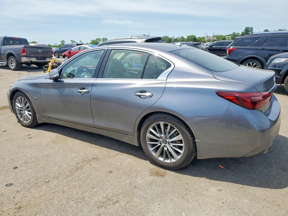 2019 Infiniti Q50 VIN JN1EV7AP3KM513625 COPART salvage auction — FRONT END, Pa - Certificate Of Salvage, sold $3,500 on 2026-07-14 (photo 2)