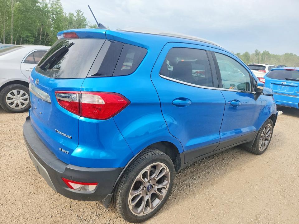 2018 Ford Ecosport VIN MAJ6P1WL9JC200250 COPART salvage auction — FRONT END, ON - PERMIT NO BRAND - UNFIT, sold $1,450 on 2026-07-02 (photo 3)