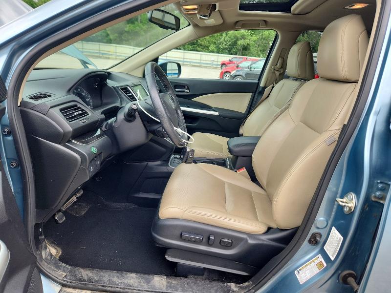 2016 Honda Cr-v VIN 2HKRM4H74GH639595 COPART salvage auction — HAIL, Pa - Certificate Of Salvage, sold $6,100 on 2026-07-02 (photo 7)