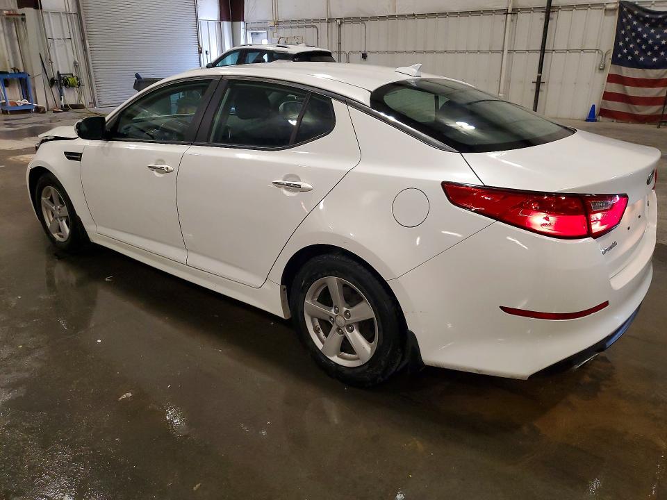2015 Kia Optima VIN KNAGM4A7XF5596619 COPART salvage auction — FRONT END, Mn - Cert Of Title-Prior Salvage, sold $225 on 2026-07-28 (photo 2)