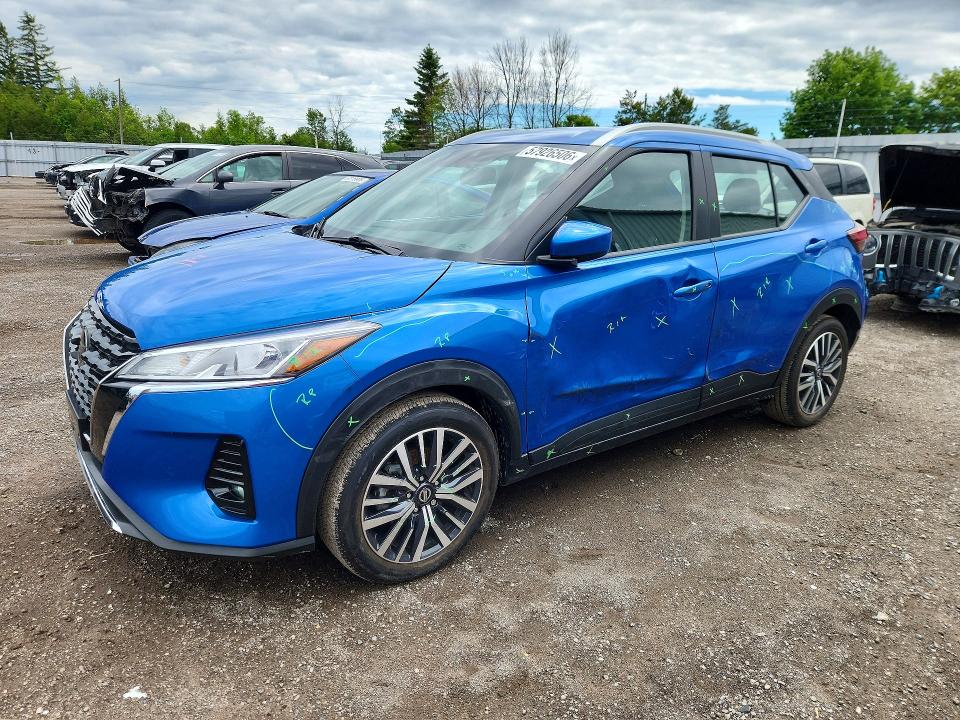 2021 Nissan Kicks VIN 3N1CP5CV3ML546400 COPART salvage auction — SIDE, On - Permit No Brand - Unfit, sold $6,800 on 2026-07-02 (photo 1)