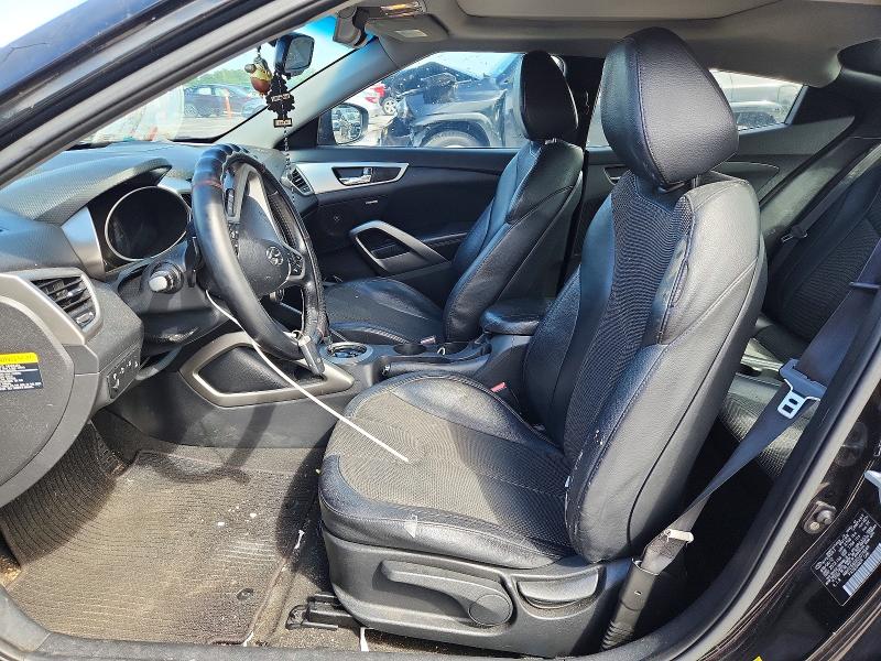 2012 Hyundai Veloster VIN KMHTC6AD2CU074649 COPART salvage auction — FRONT END, Mo - Salvage Certificate Of Title, sold $1,250 on 2026-07-02 (photo 7)