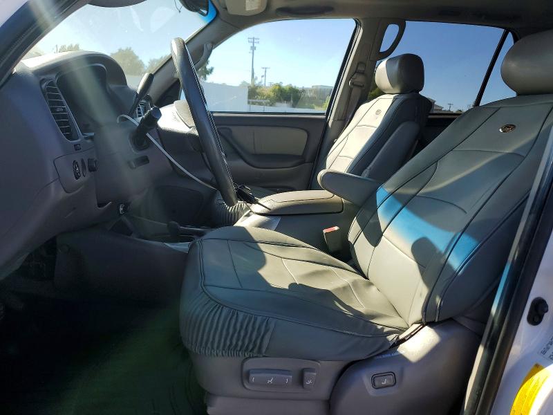 2002 Toyota VIN 5TDBT48AX2S075082 COPART salvage auction — VANDALISM, Ca - Salvage Certificate, sold $1,750 on 2026-07-06 (photo 7)