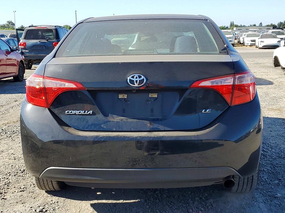 2017 Toyota Corolla VIN 5YFBURHE9HP646253 COPART salvage auction — SIDE, CA - SALVAGE CERTIFICATE, sold $3,950 on 2026-07-09 (photo 6)