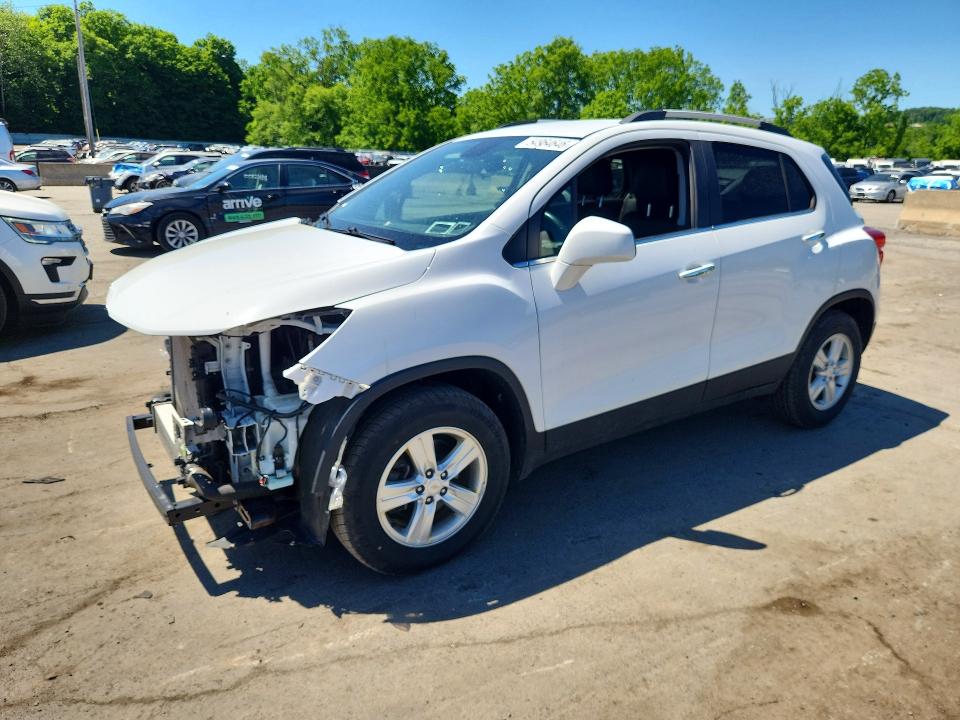2020 Chevrolet Trax VIN KL7CJLSB0LB066760 COPART salvage auction — FRONT END, Ny - Mv-907A Salvage Certificate, sold $1,950 on 2026-07-09 (photo 1)