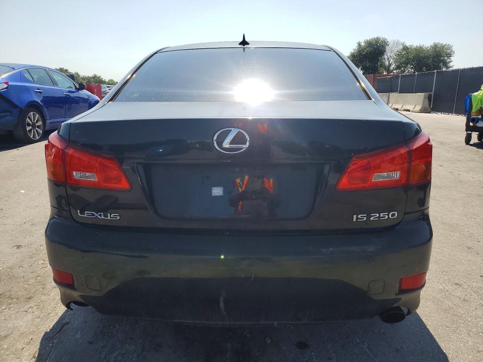 2008 Lexus Is VIN JTHBK262182070659 COPART salvage auction — FRONT END, Fl - Cert Of Title Slvg Rebuildable, sold $375 on 2026-07-14 (photo 6)