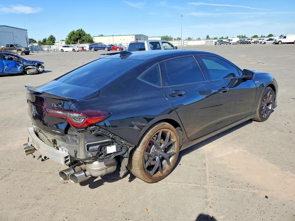 2023 Acura VIN 19UUB7F93PA001417 COPART salvage auction — SIDE, Ca - Salvage Certificate, sold $15,000 on 2026-07-20 (photo 3)
