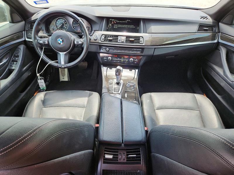 2014 BMW 5er VIN WBA5A5C58ED508673 COPART salvage auction — FRONT END, TX - SALVAGE VEHICLE TITLE (P), sold $1,350 on 2026-07-16 (photo 8)