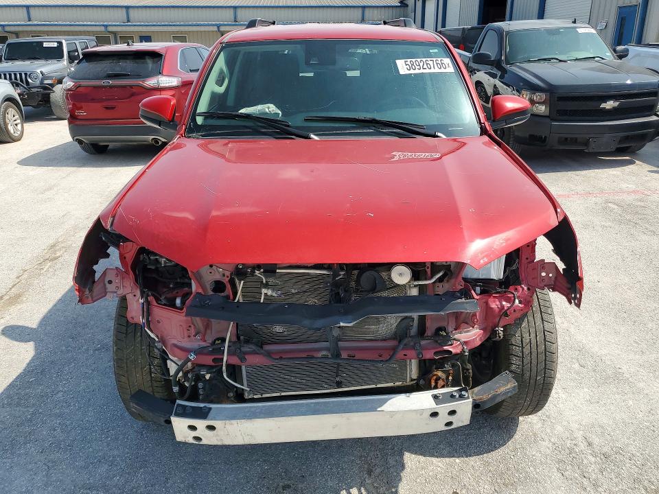 2024 Toyota 4runner VIN JTEPU5JR3R6279303 COPART salvage auction — FRONT END, La - Cert Of Title-Salvage, sold $19,000 on 2026-07-17 (photo 5)