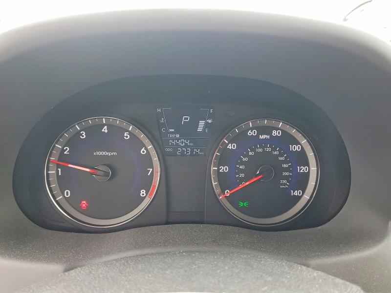 2013 Hyundai Accent VIN KMHCU4AE3DU444289 COPART salvage auction — FRONT END, Il - Salvage Certificate, sold $250 on 2026-07-29 (photo 9)