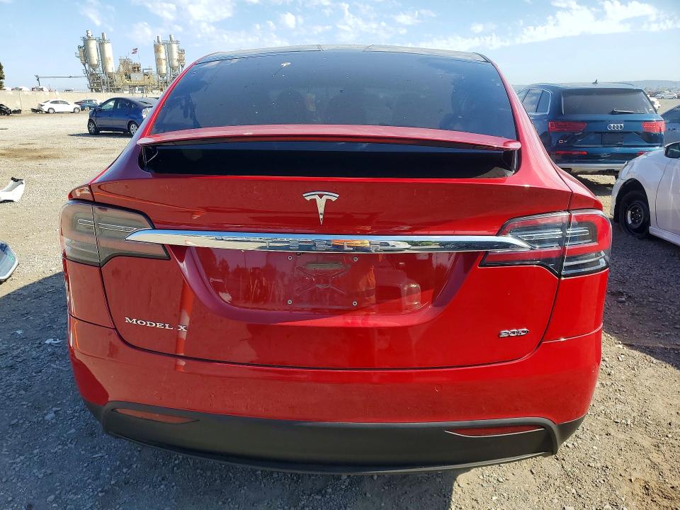 2017 Tesla Model x VIN 5YJXCAE20HF041280 COPART salvage auction — FRONT END, CA - SALVAGE CERTIFICATE, sold $4,900 on 2026-07-24 (photo 6)