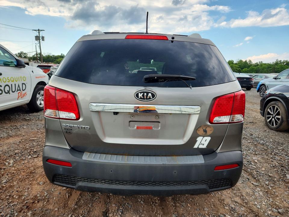 2013 Kia VIN 5XYKTCA61DG347261 COPART salvage auction — MECHANICAL, Nj - Certificate Of Title, sold $825 on 2026-07-31 (photo 6)
