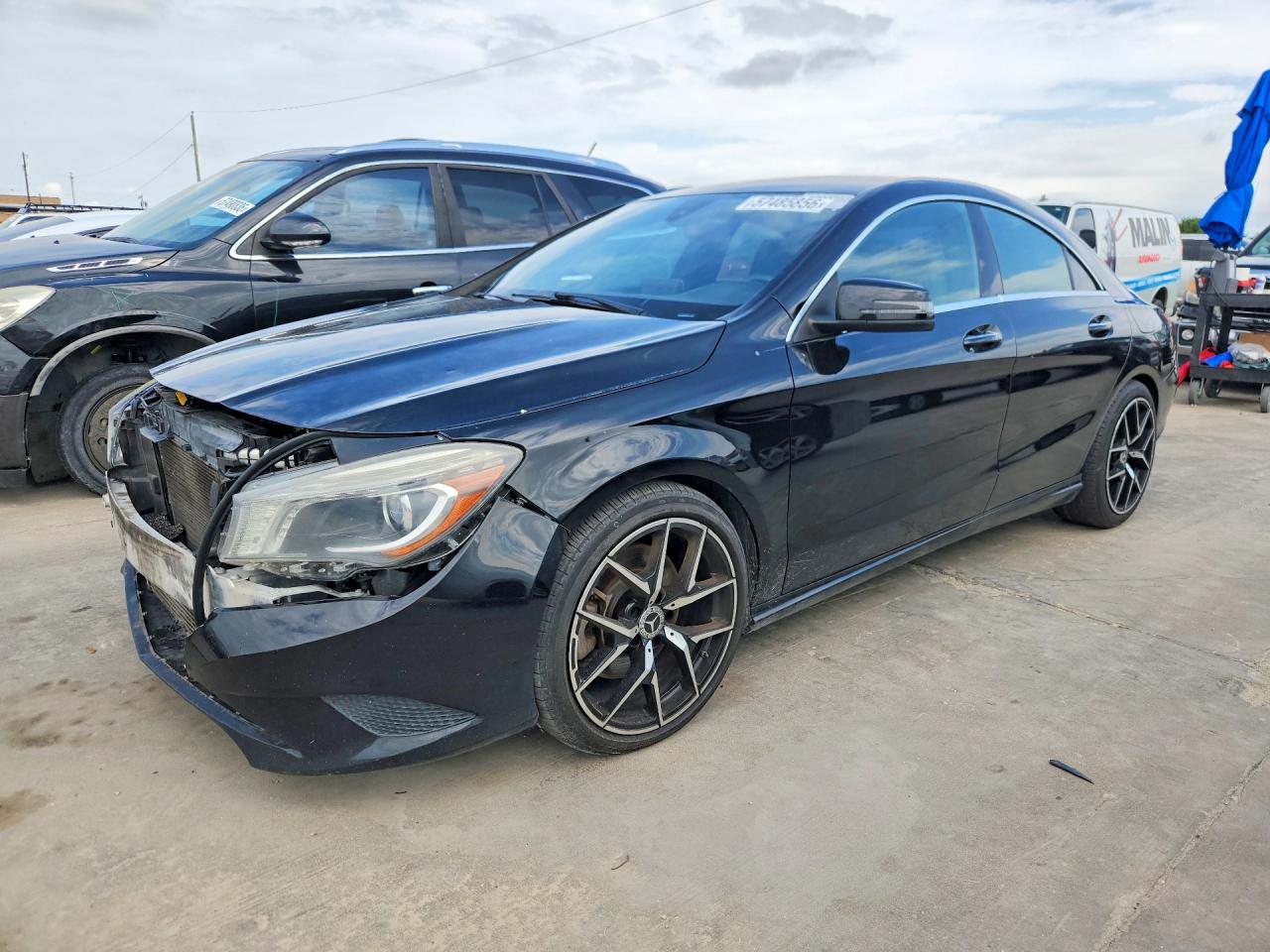 2015 Mercedes-Benz CLA-Class VIN WDDSJ4EB4FN171097 COPART salvage auction — Front End, TX - CERTIFICATE OF TITLE (P), sold $3,800 on 2026-07-08 (photo 1)