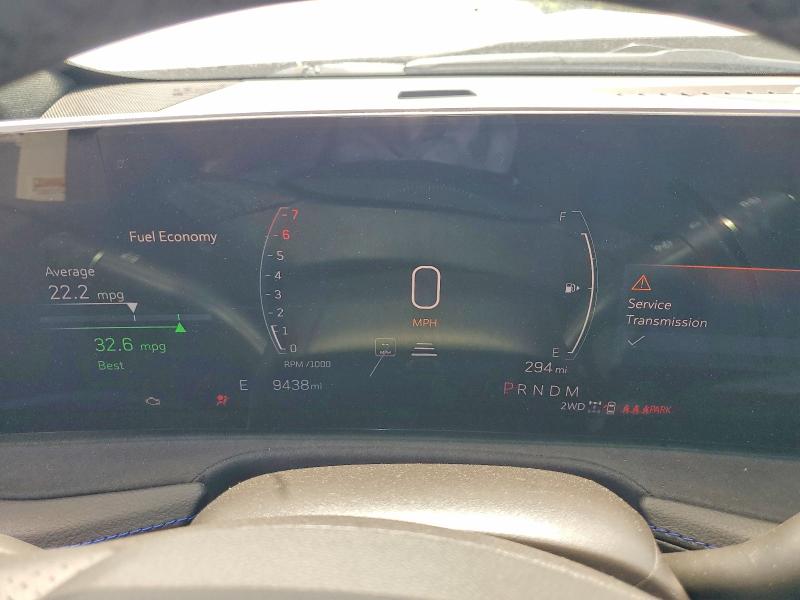 2024 Cadillac Xt4 VIN 1GYFZFR47RF100299 COPART salvage auction — FRONT END, FL - CERTIFICATE OF TITLE (P), sold $13,100 on 2026-07-16 (photo 9)