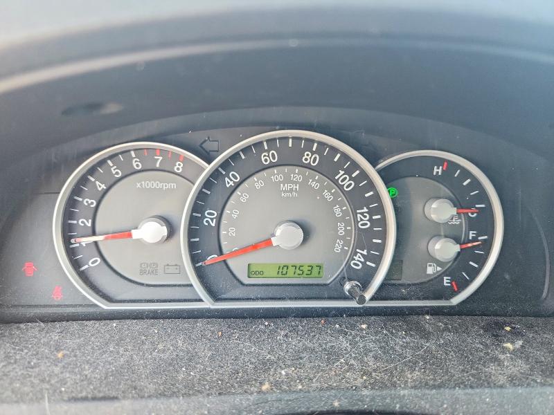 2008 Kia Sorento VIN KNDJC736185789407 COPART salvage auction — FRONT END, Il - Salvage Certificate, sold $625 on 2026-07-13 (photo 9)