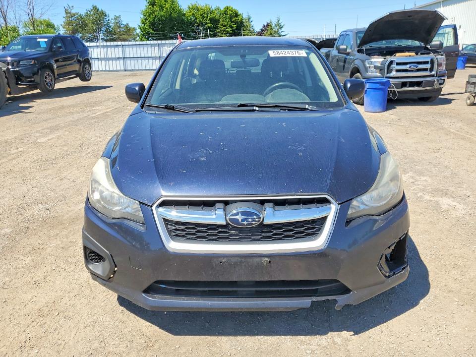 2014 Subaru Impreza VIN JF1GPAC69EH219621 COPART salvage auction — FRONT END, On - Permit No Brand - Unfit, sold $1,500 on 2026-07-14 (photo 5)