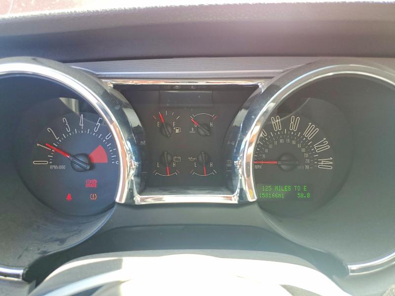 2008 Ford Mustang VIN 1ZVHT82H085187229 COPART salvage auction — FRONT END, Ut - Salvage Certificate, sold $875 on 2026-07-27 (photo 9)