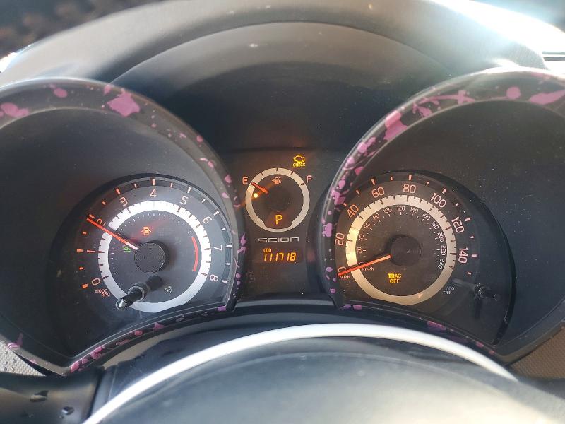 2012 Scion Tc VIN JTKJF5C78C3033588 COPART salvage auction — FRONT END, Ga - Cert Of Title-Salvage, sold $550 on 2026-07-22 (photo 9)