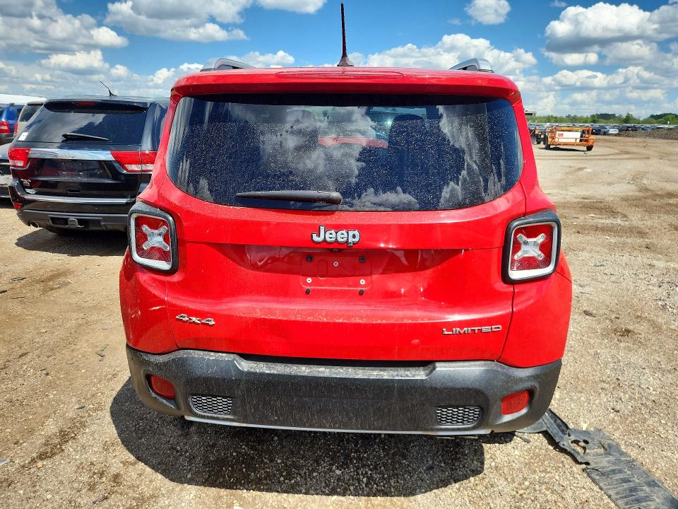 2017 Jeep Renegade VIN ZACCJBDB6HPE78219 COPART salvage auction — FRONT END, Il - Salvage Certificate, sold $775 on 2026-07-21 (photo 6)
