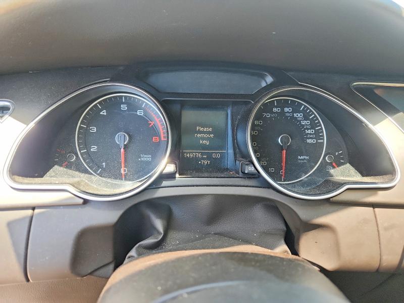 2013 Audi VIN WAULFAFRXDA001158 COPART salvage auction — MECHANICAL, Oh - Certificate Of Title, sold $550 on 2026-07-04 (photo 9)