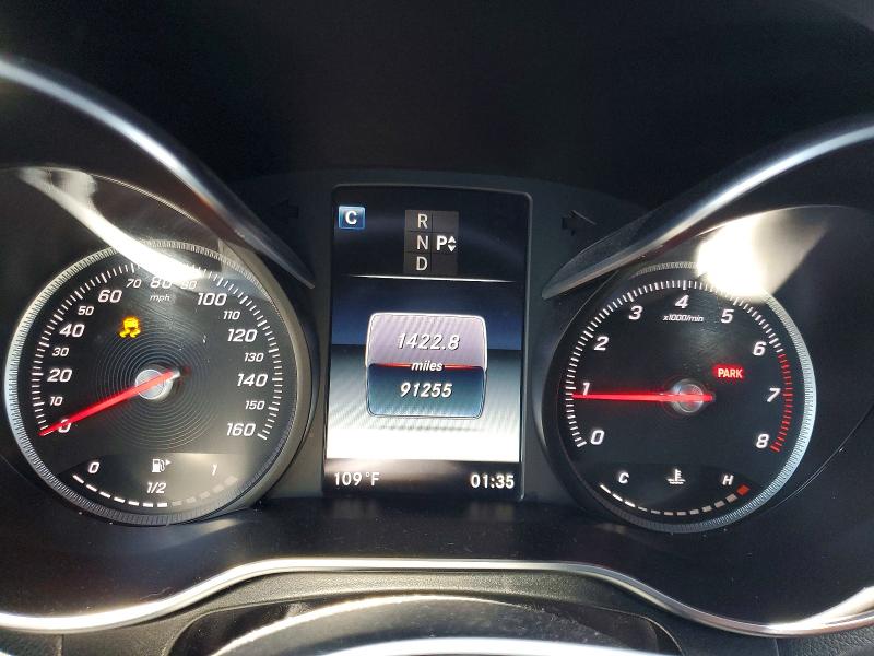 2018 Mercedes-benz Glc VIN WDC0G4JB3JV069010 COPART salvage auction — REAR END, Nv - Salvage Title, sold $7,000 on 2026-07-30 (photo 9)