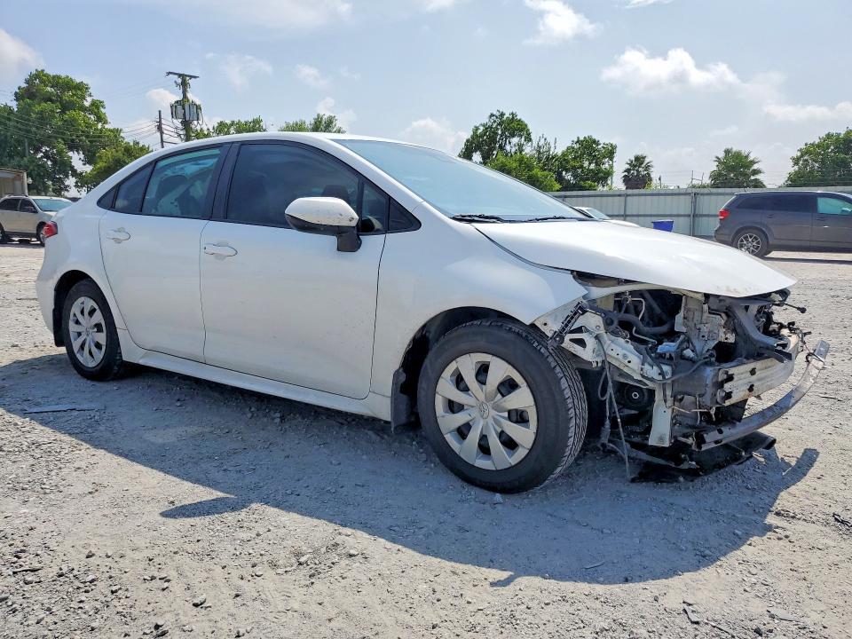 2020 Toyota Corolla VIN 5YFDPRAE4LP066296 COPART salvage auction — FRONT END, Tx - Salvage Vehicle Title, sold $3,300 on 2026-07-07 (photo 4)