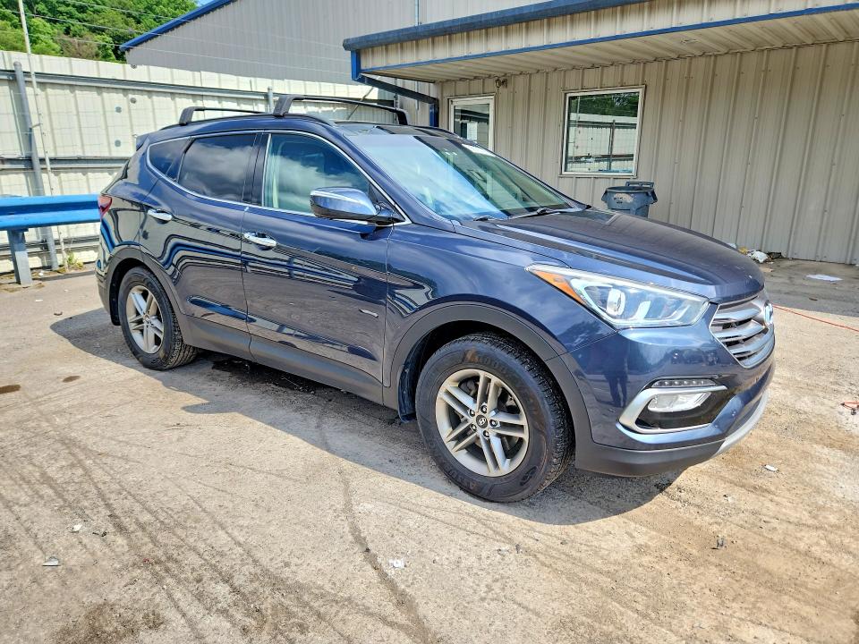 2018 Hyundai Santa fe VIN 5NMZUDLB2JH100991 COPART salvage auction — REAR END, Pa - Certificate Of Salvage, sold $3,450 on 2026-07-02 (photo 4)