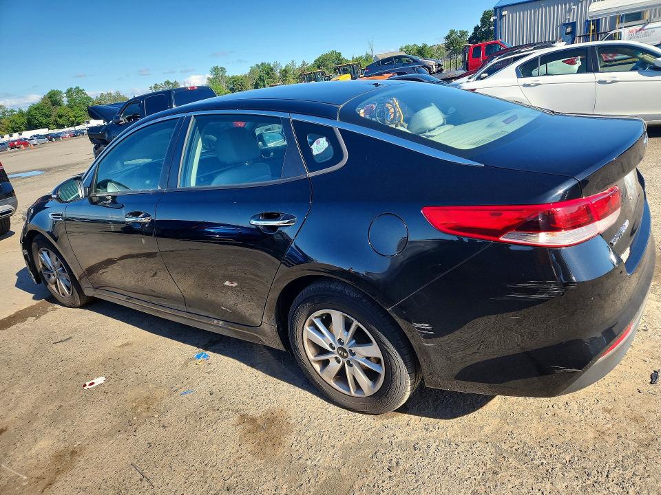 2016 Kia Optima VIN 5XXGT4L36GG100017 COPART salvage auction — VANDALISM, Pa - Certificate Of Salvage, sold $1,050 on 2026-07-17 (photo 2)
