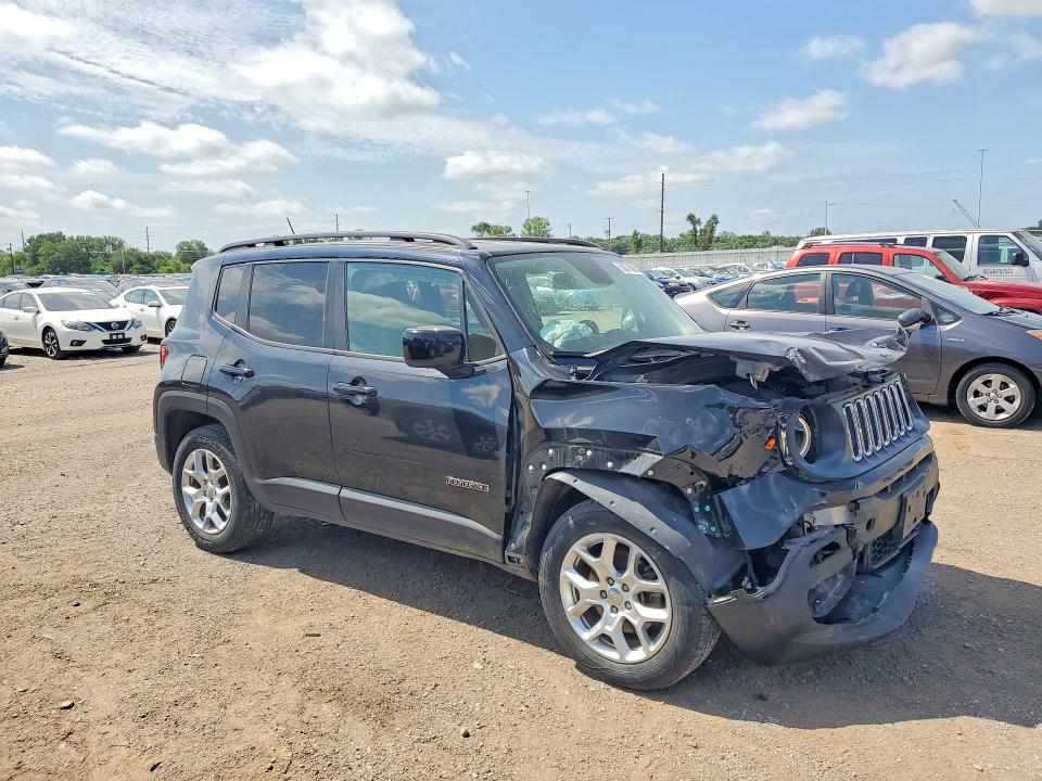 2016 Jeep Renegade VIN ZACCJBBT5GPD89672 COPART salvage auction — FRONT END, IA - CERT OF TITLE-SALVAGE TITLE, sold $700 on 2026-07-31 (photo 4)