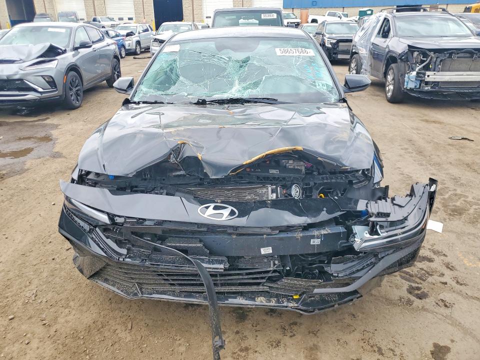 2026 Hyundai Elantra VIN KMHLM4DJ4TU199879 COPART salvage auction — FRONT END, Fl - Cert Of Title Slvg Rebuildable, sold $7,700 on 2026-07-27 (photo 5)