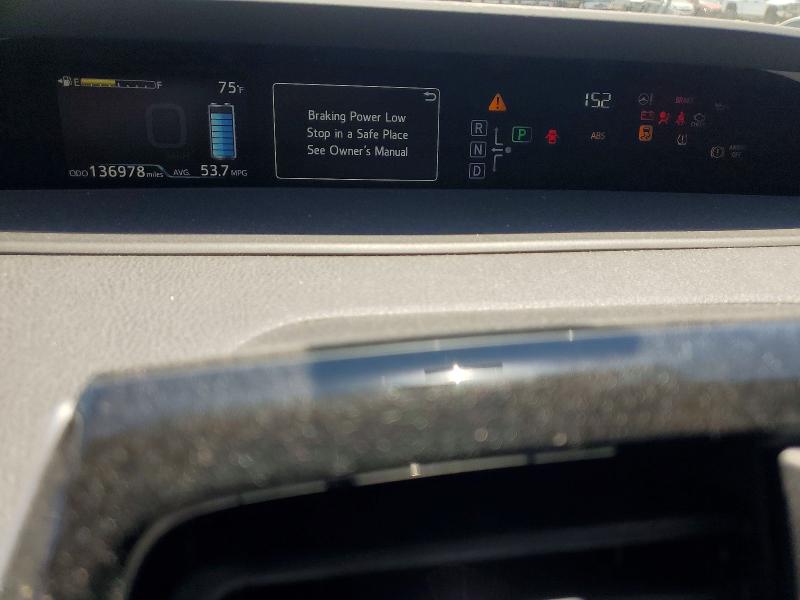 2016 Toyota Prius VIN JTDKARFU5G3506467 COPART salvage auction — SIDE, Ca - Salvage Certificate, sold $3,200 on 2026-07-17 (photo 9)