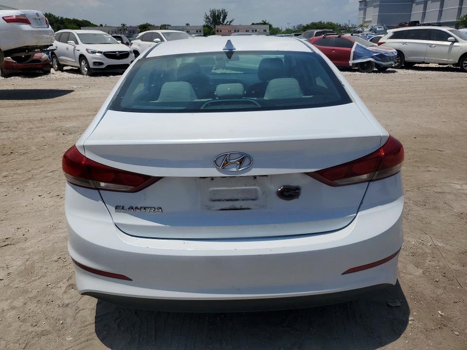 2017 Hyundai Elantra VIN 5NPD84LF8HH044019 COPART salvage auction — MINOR DENT/SCRATCHES, Fl - Certificate Of Title, sold $2,400 on 2026-07-02 (photo 6)
