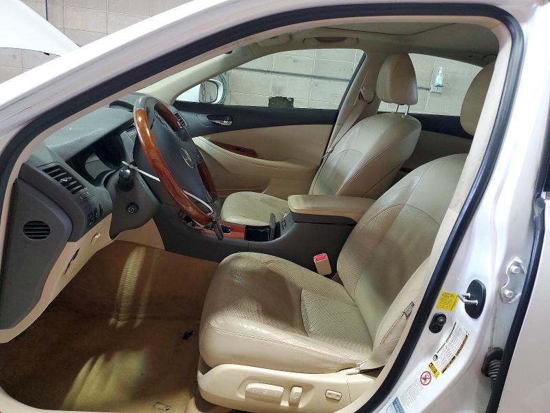 2012 Lexus ES VIN JTHBK1EG3C2472974 COPART salvage auction — MECHANICAL, Mt - Certificate Of Title, sold $1,700 on 2026-07-24 (photo 7)