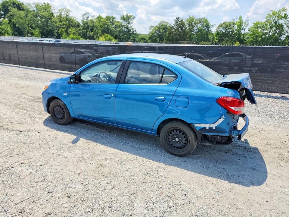 2017 Mitsubishi Mirage VIN ML32F3FJ7HHF14763 COPART salvage auction — REAR END, Ga - Cert Of Title-Salvage (P), sold $800 on 2026-07-08 (photo 2)