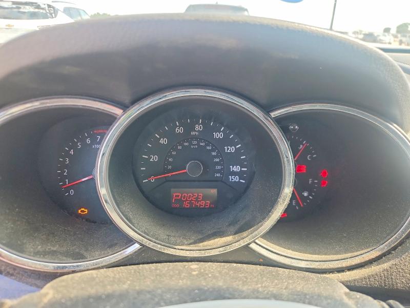 2013 Kia VIN 5XYKU4A28DG356720 COPART salvage auction — FRONT END, Tx - Salvage Vehicle Title, sold $1,450 on 2026-07-13 (photo 9)
