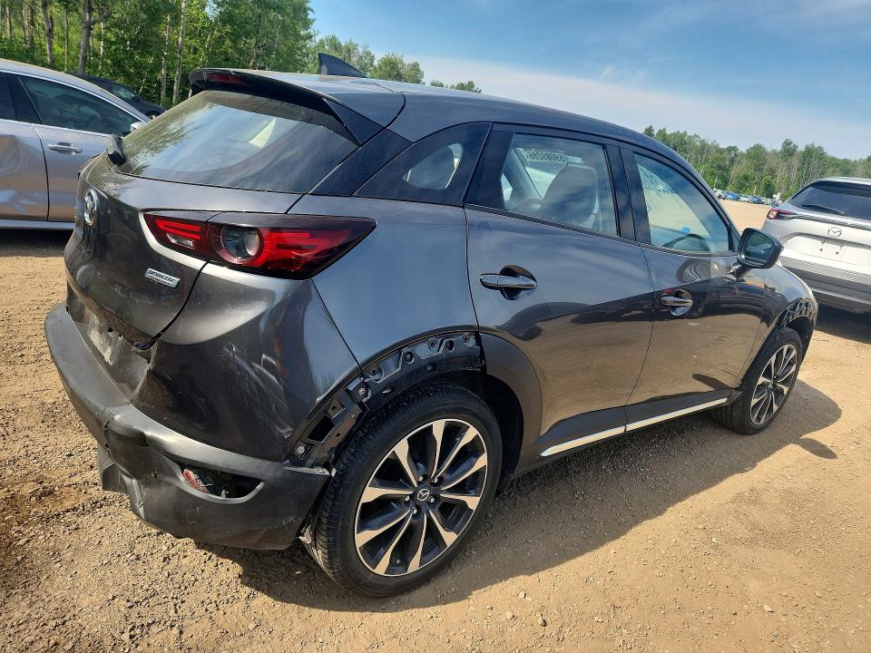 2019 Mazda Cx-3 VIN JM1DKFD76K0401514 COPART salvage auction — REAR END, On - Permit Salvage, sold $6,400 on 2026-07-14 (photo 3)