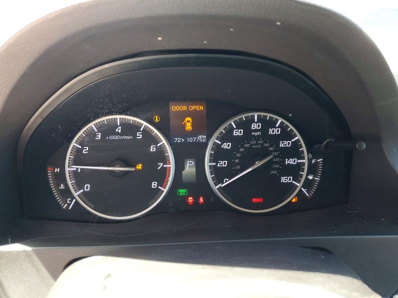 2013 Acura Rdx VIN 5J8TB4H55DL003013 COPART salvage auction — FRONT END, Nv - Salvage Title, sold $1,600 on 2026-07-23 (photo 9)