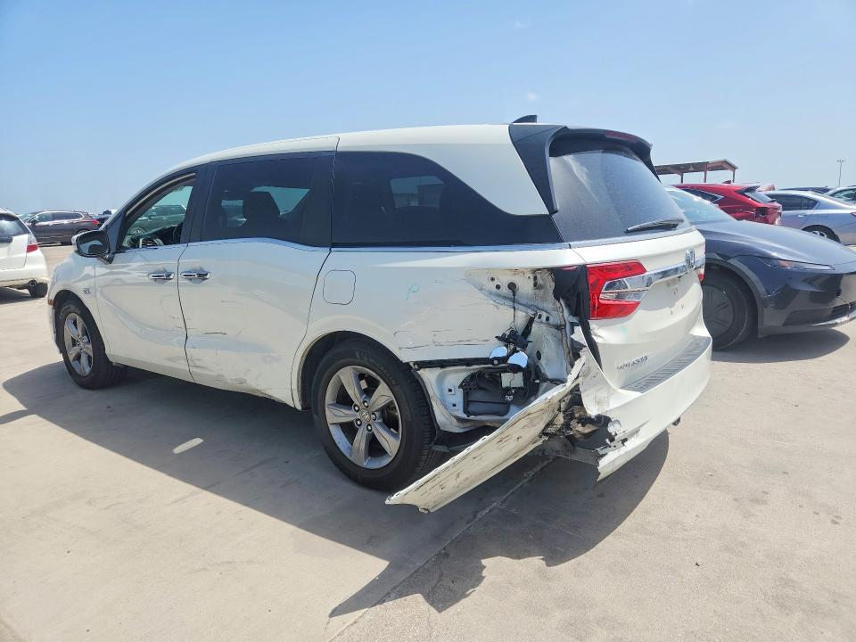 2018 Honda Odyssey VIN 5FNRL6H77JB022504 COPART salvage auction — REAR END, Tx - Salvage Vehicle Title, sold $7,200 on 2026-07-30 (photo 2)