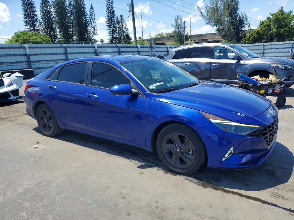 2021 Hyundai Elantra VIN 5NPLS4AG2MH012699 COPART salvage auction — FRONT END, Fl - Cert Of Title Slvg Rebuildable, sold $4,450 on 2026-07-27 (photo 4)