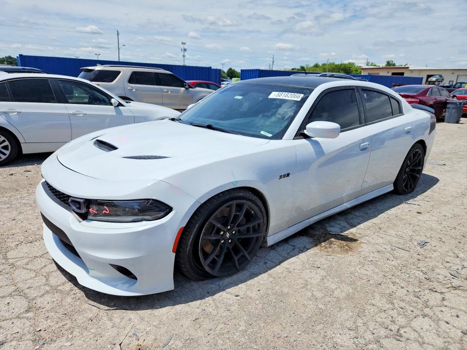 2022 Dodge Charger VIN 2C3CDXGJ1NH253313 COPART salvage auction — FRONT END, IN - CERT OF TITLE-SALVAGE TITLE, sold $11,200 on 2026-07-28 (photo 1)