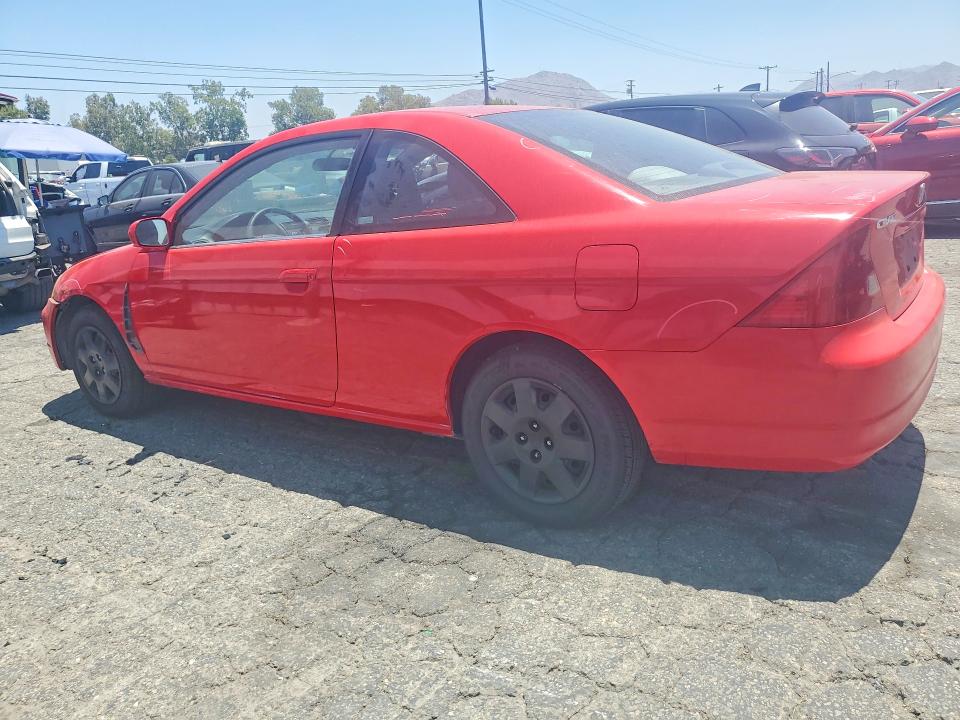 2002 Honda Civic VIN 1HGEM229X2L071257 COPART salvage auction — FRONT END, Ca - Salvage Certificate, sold $350 on 2026-07-02 (photo 2)