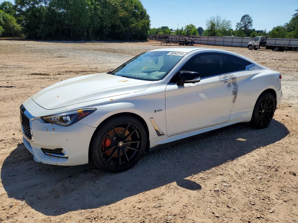 2019 Infiniti Q60 VIN JN1FV7EL2KM440632 COPART salvage auction — FRONT END, Nc - Salvage Certificate Of Title, sold $1,600 on 2026-07-27 (photo 1)