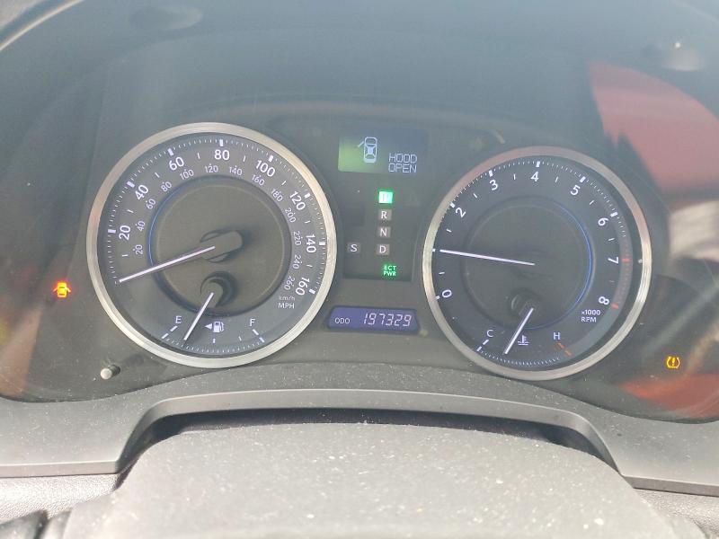 2011 Lexus Is VIN JTHCF5C25B5048197 COPART salvage auction — FRONT END, Al - Cert Of Title-Salvage Title, sold $350 on 2026-07-27 (photo 9)