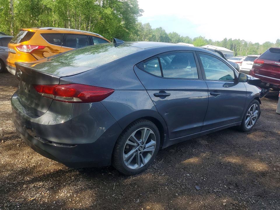 2017 Hyundai Elantra VIN KMHD84LF3HU190040 COPART salvage auction — FRONT END, On - Permit Salvage, sold $1,600 on 2026-07-16 (photo 3)