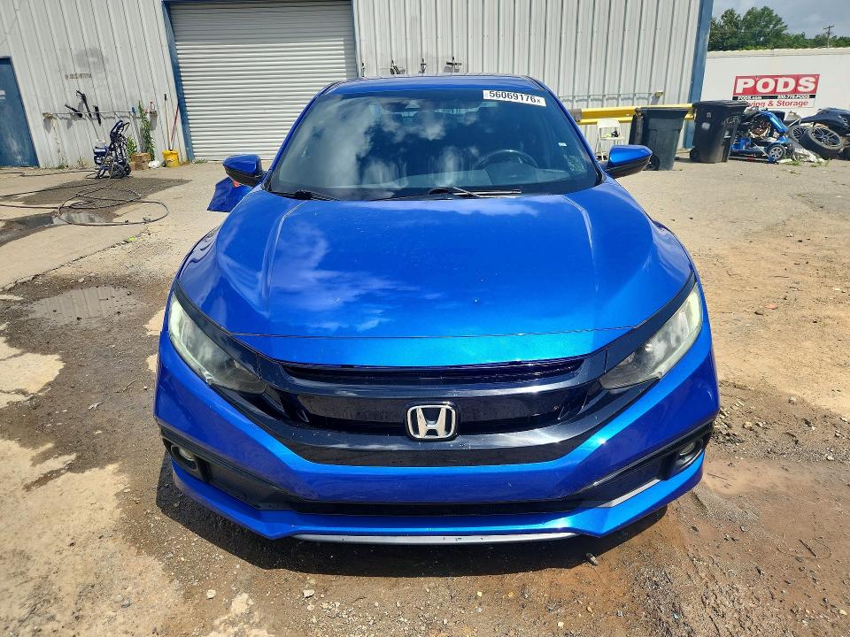 2020 Honda Civic VIN 19XFC2F83LE004999 COPART salvage auction — REAR END, La - Cert Of Title-Salvage, sold $4,950 on 2026-07-09 (photo 5)